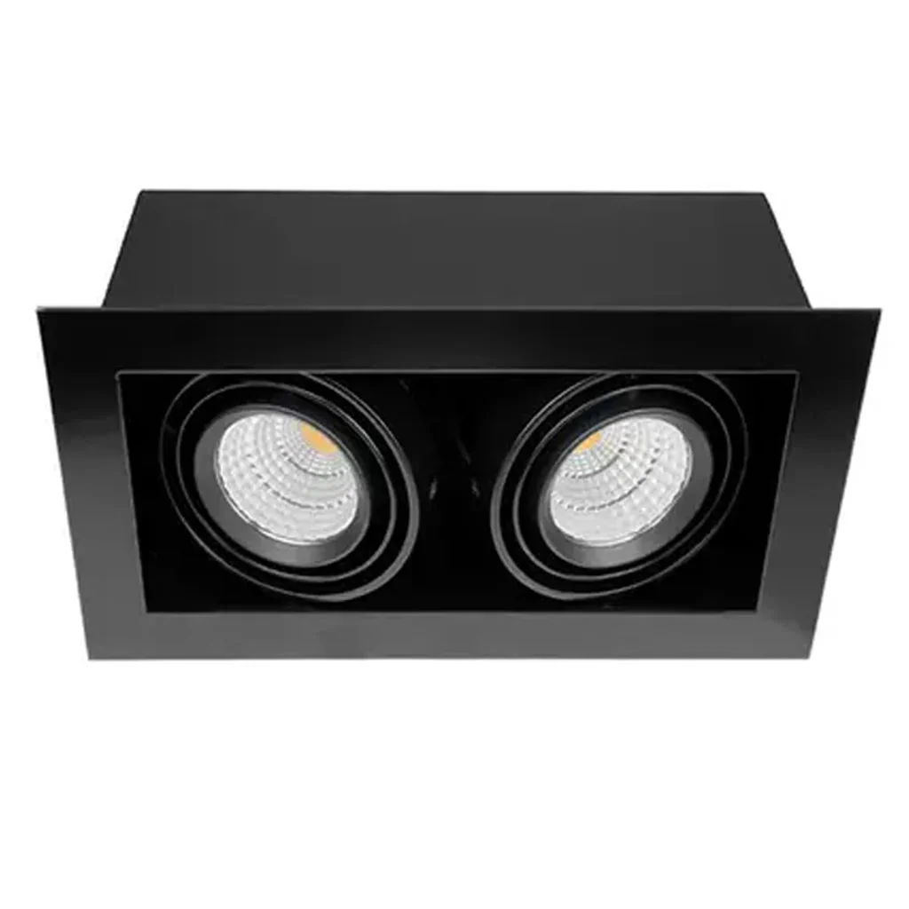 215mmx115mm LED Downlight 20w Black, Silver, White 2.7k/3k/4k/5k/Vivid CRI 90+ XMA210 Trend Lighting - Image 2