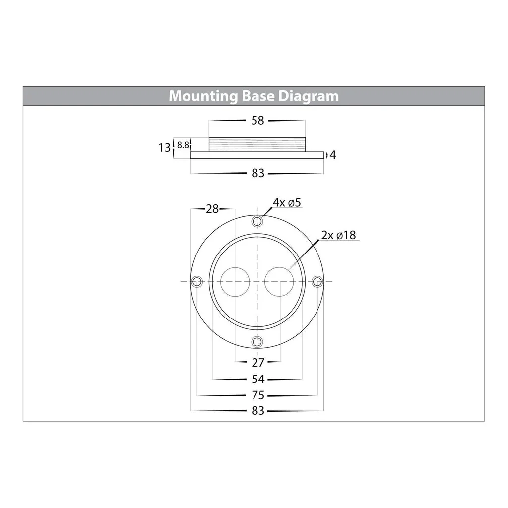316 Stainless Steel Highlite Bollard Light 445mm Havit Lighting - HV1601T-SS316, HV1602T-SS316 - Image 3