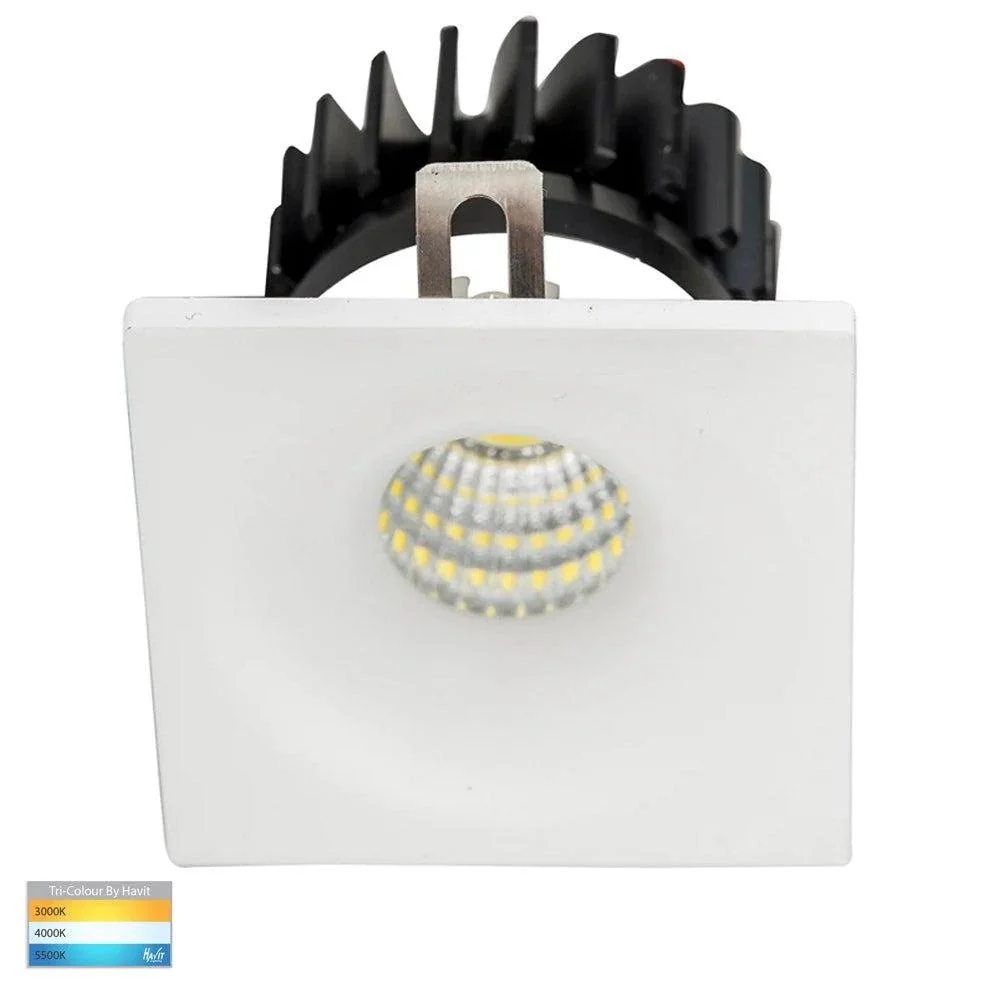 38mm Niche LED Downlight 3w Black, White CCT CRI 90+ HV5701T Havit Lighting - Image 5