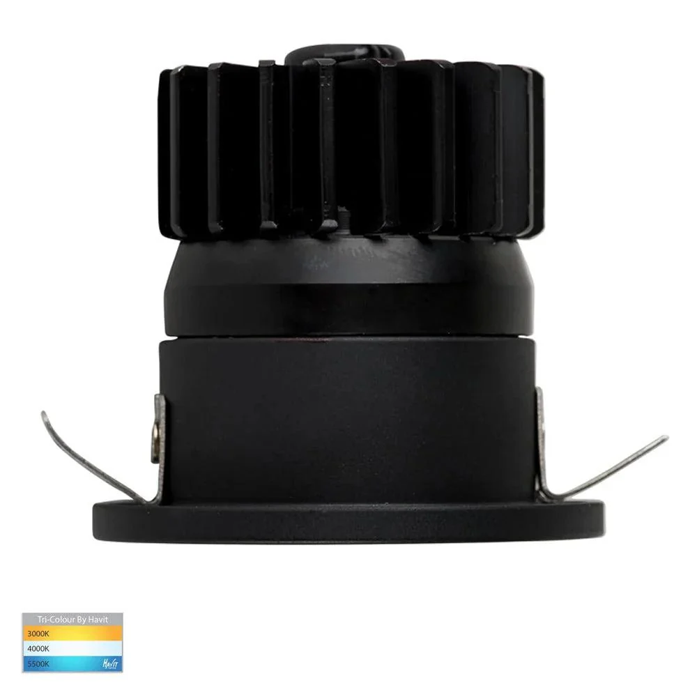 38mm Niche LED Downlight 3w Black, White CCT CRI 90+ HV5702T Havit Lighting - Image 3