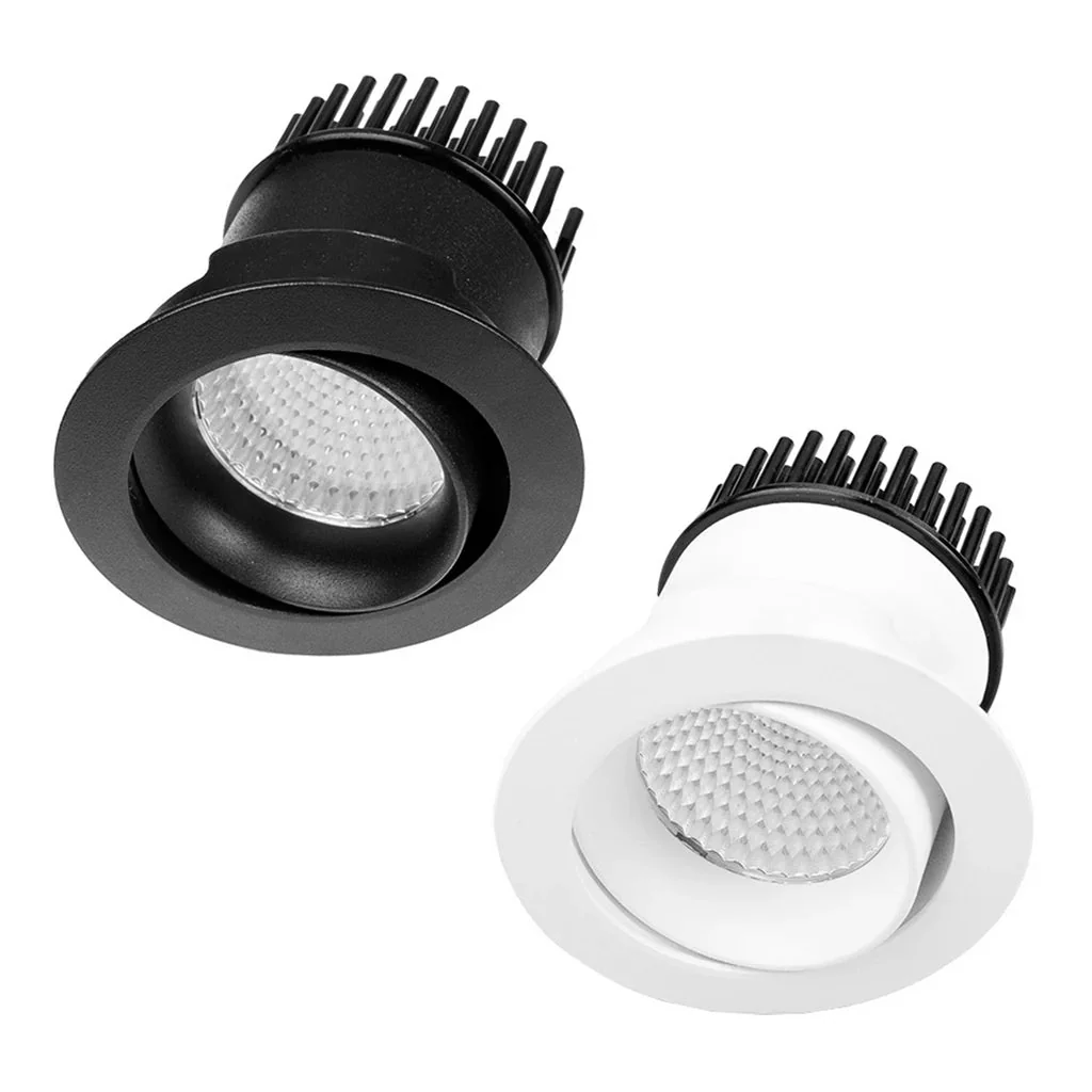 62mm LED Downlight 5w Black or White 3k, 4k 90+ MDG6 Trend Lighting