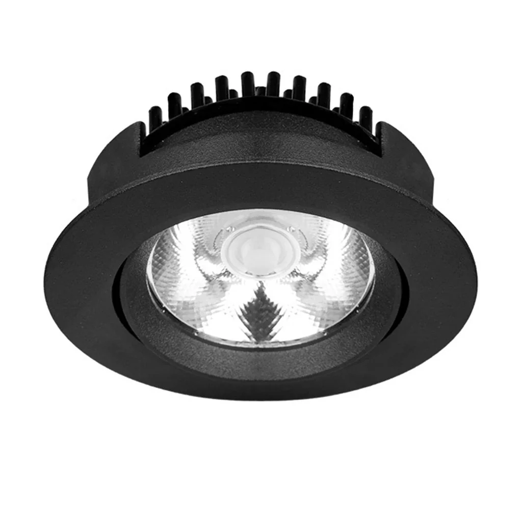 76mm Econoled LED Downlight 7w Black, White 3k, 4k EA7 Trend Lighting (Bulk 10 Pack) - Image 2