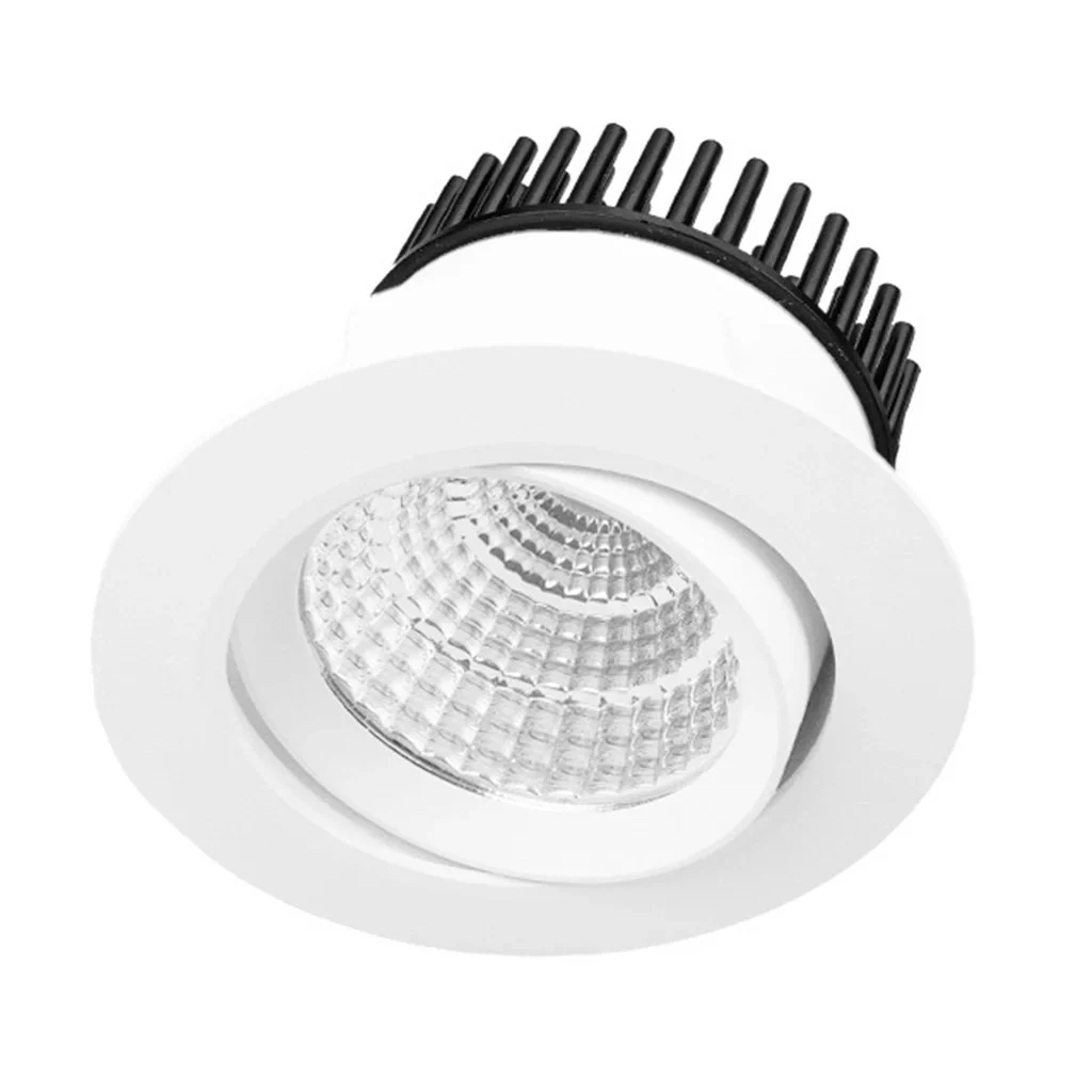 76mm Gimble LED Downlight 8.5w Black, White 3k, 4k RDA8 Trend Lighting (10 Pack) - Image 3