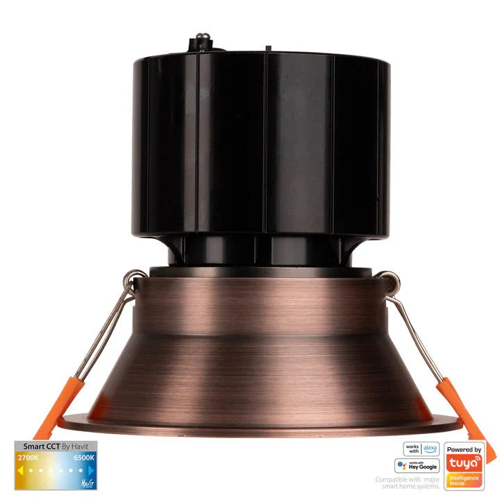 90mm Prime Deep Wifi LED Downlight 12w CCT CRI 90+ HV5514CCT Havit Lighting - Image 12