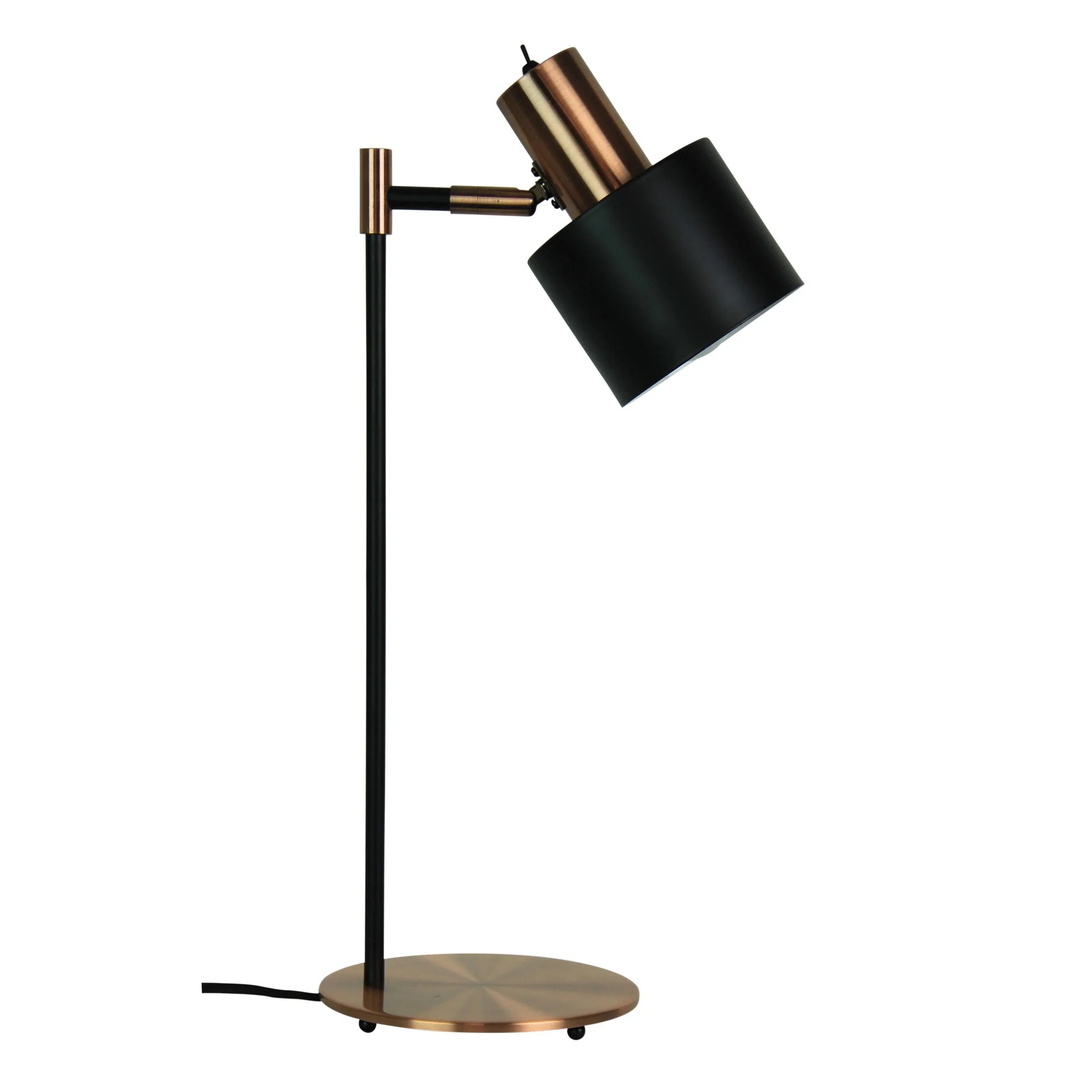 Ari Desk Lamp Black With Copper Head - Image 3