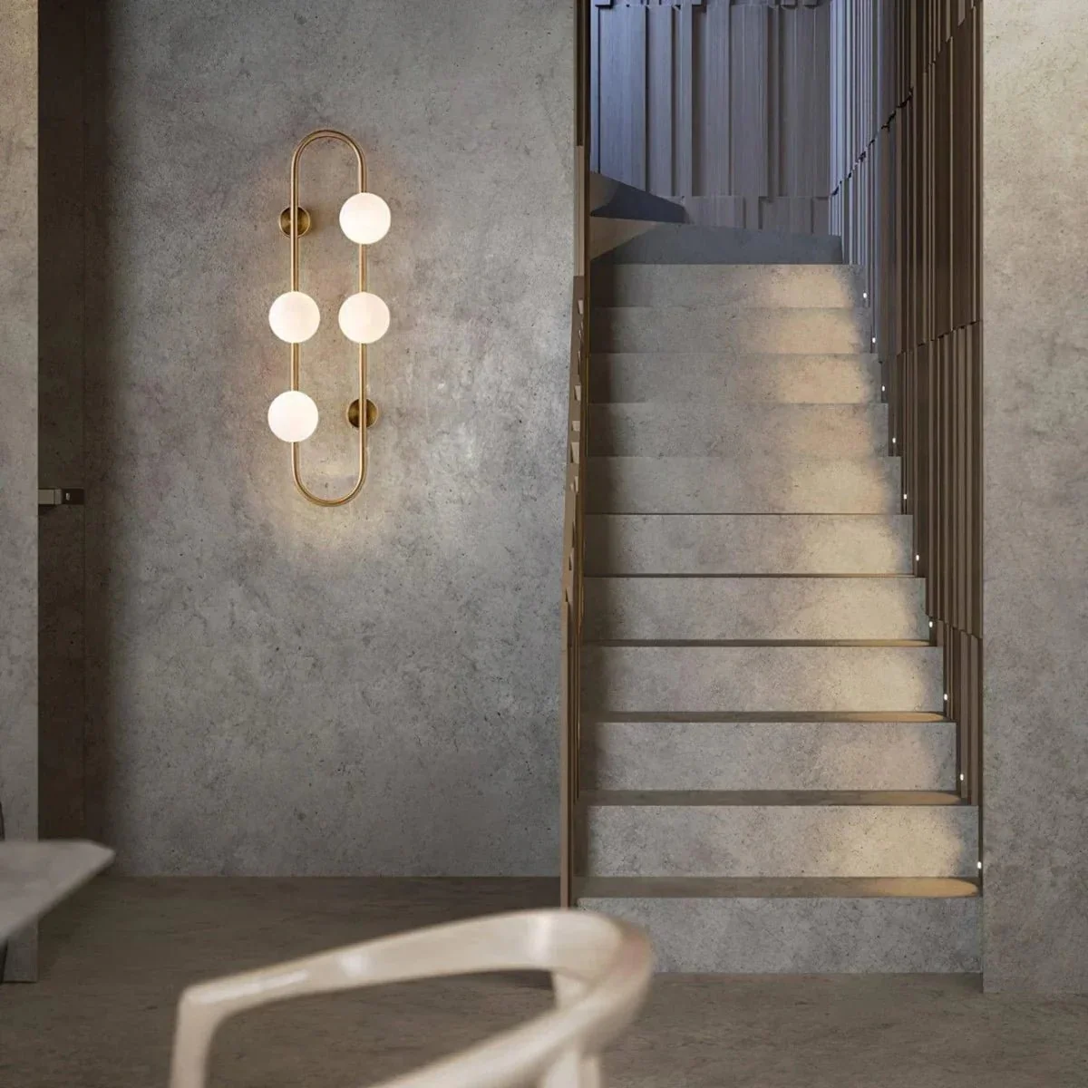 BACH Large Wall Light in Matte Black or Brass | Lighting Creations - Image 14