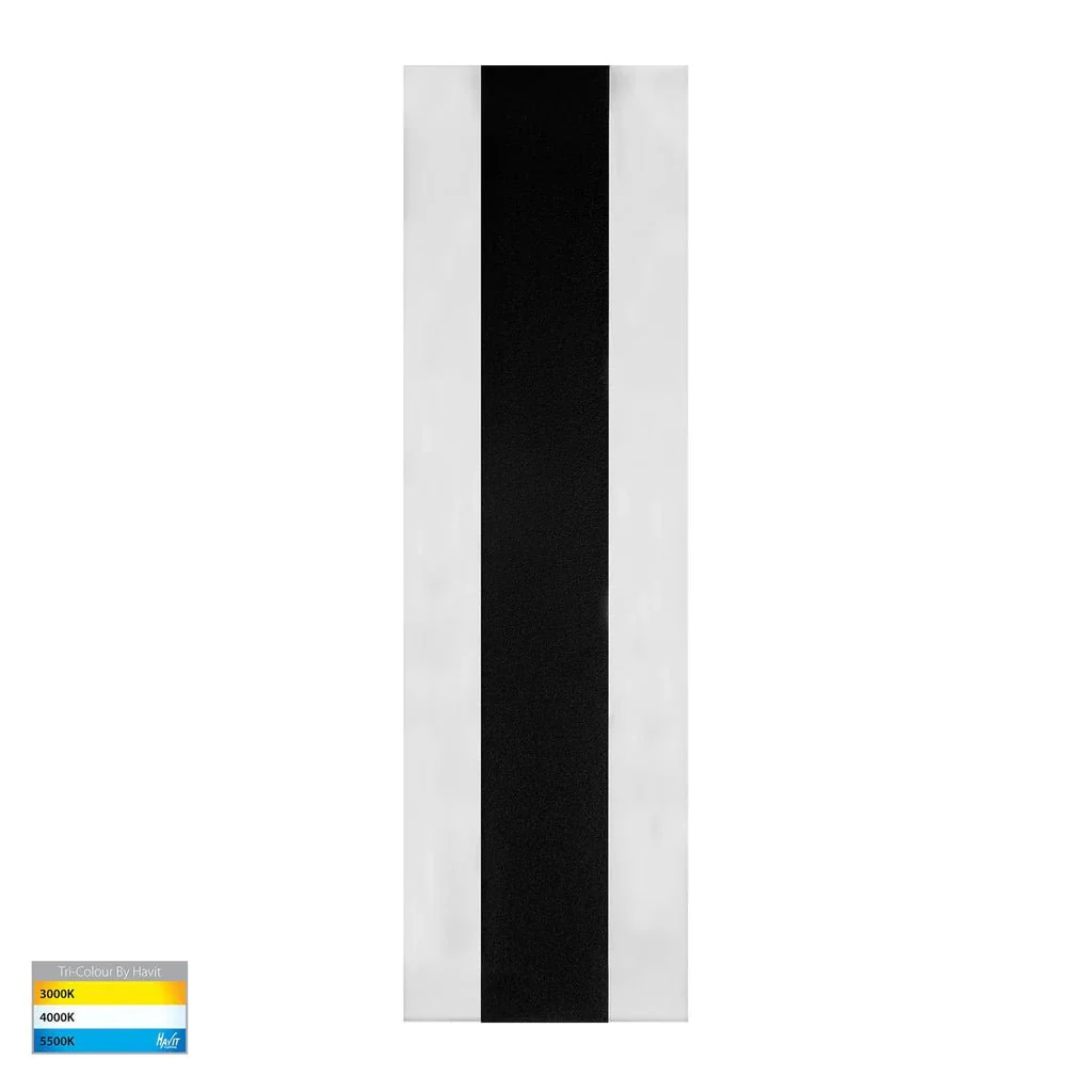 Barline Outdoor LED Wall Light 300mm in Black, White Havit Lighting - HV3581T - Image 2