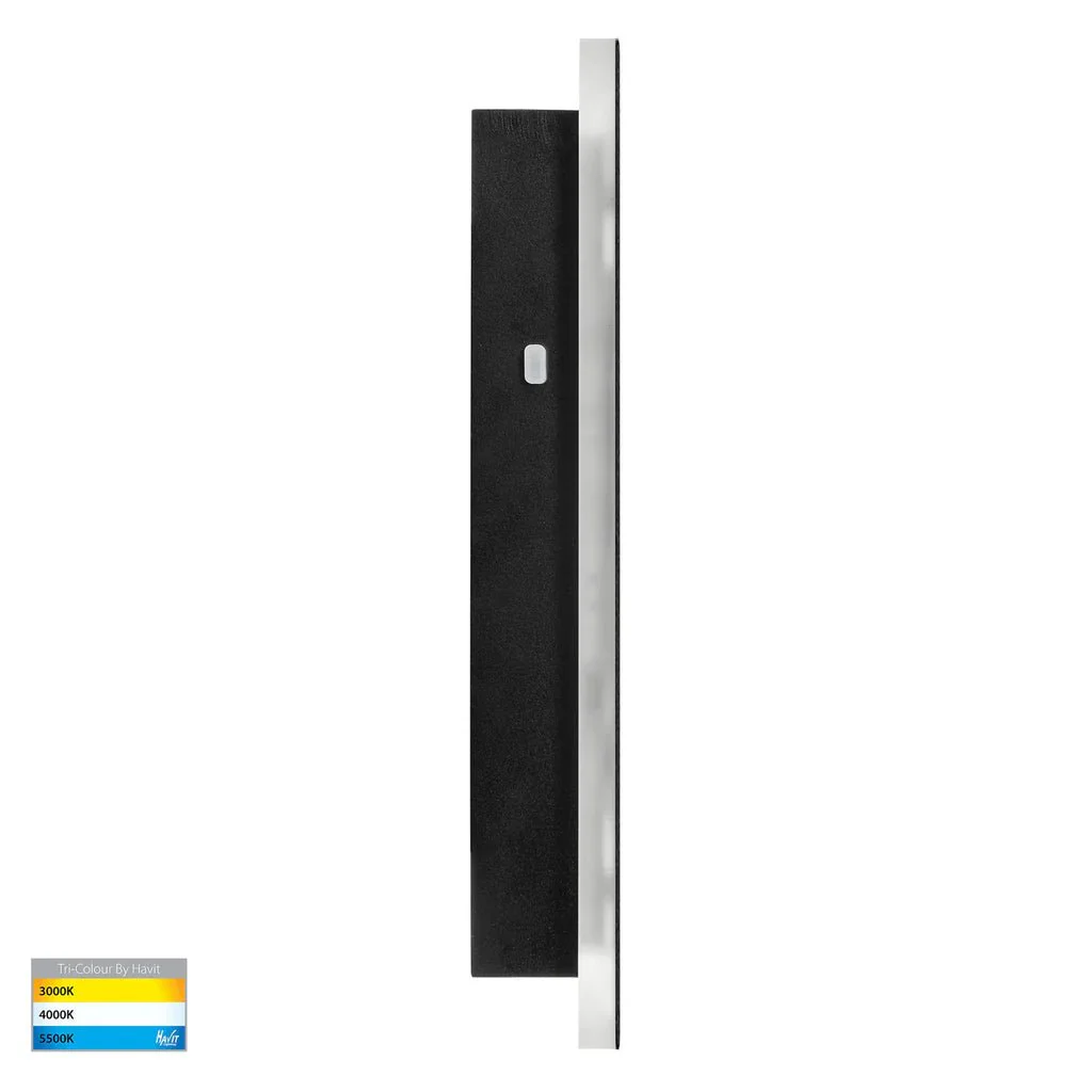Barline Shadow Outdoor LED Wall Light 300mm in Black, White Havit Lighting - HV3571T - Image 4