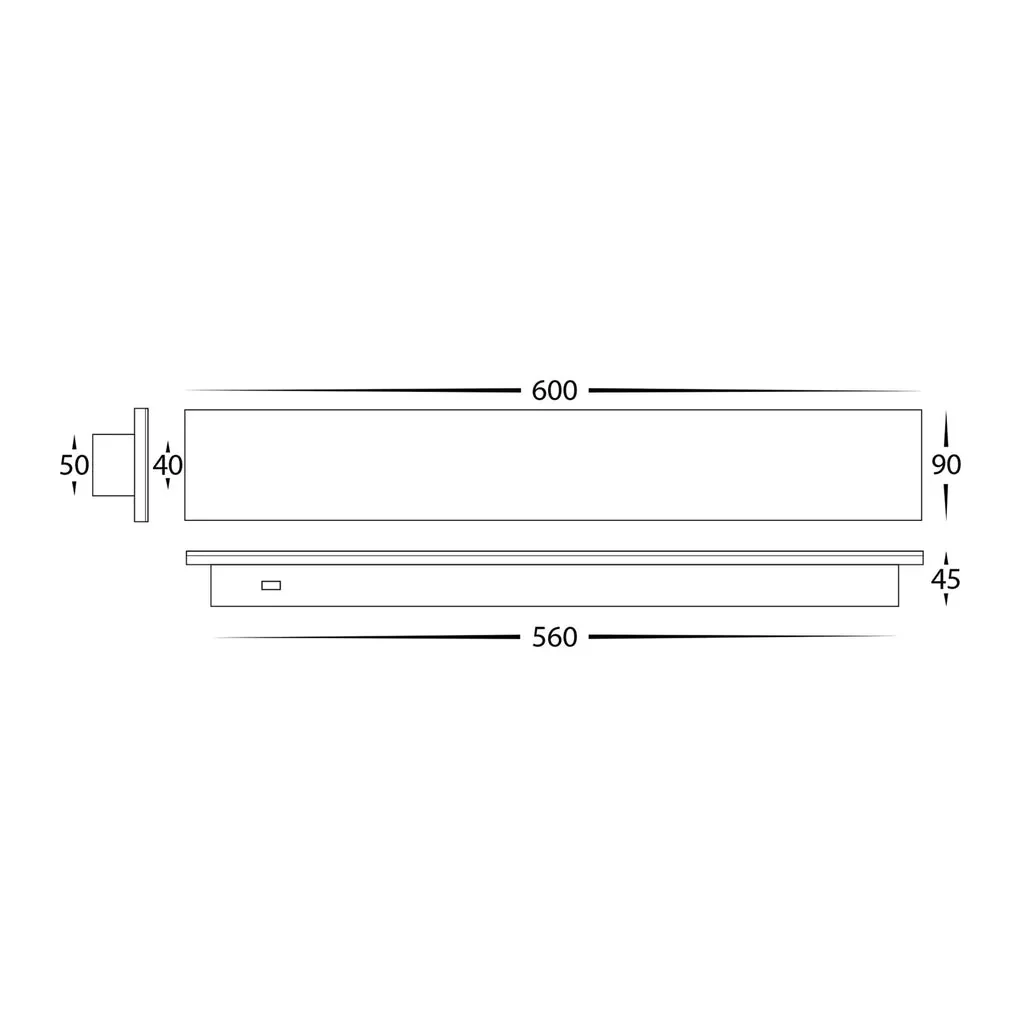 Barline Shadow Outdoor LED Wall Light 600mm in Black, White Havit Lighting - HV3572T - Image 10