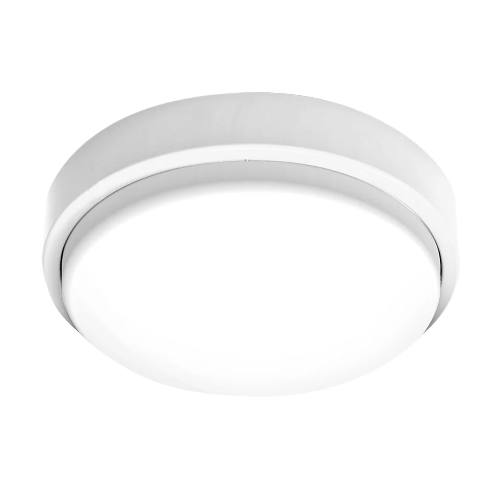 SAL Benny LED Oyster Light Tri-Colour 10/40W IP65 in White SAL Sunny Lighting - SL2106TC
