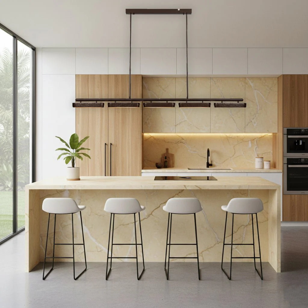 Bronte Pendant Light in Brass and Antique Brass | Lighting Creations - Image 4