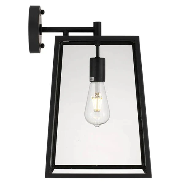 Cantena Outdoor Wall Light Large 1Lt in Antique Black - Image 2
