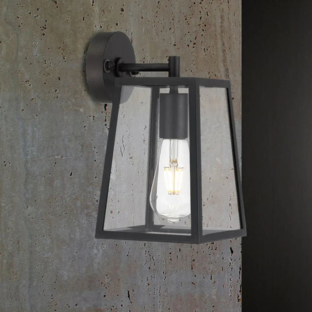 Cantena Outdoor Wall Light Small 1Lt in Antique Black - Image 4