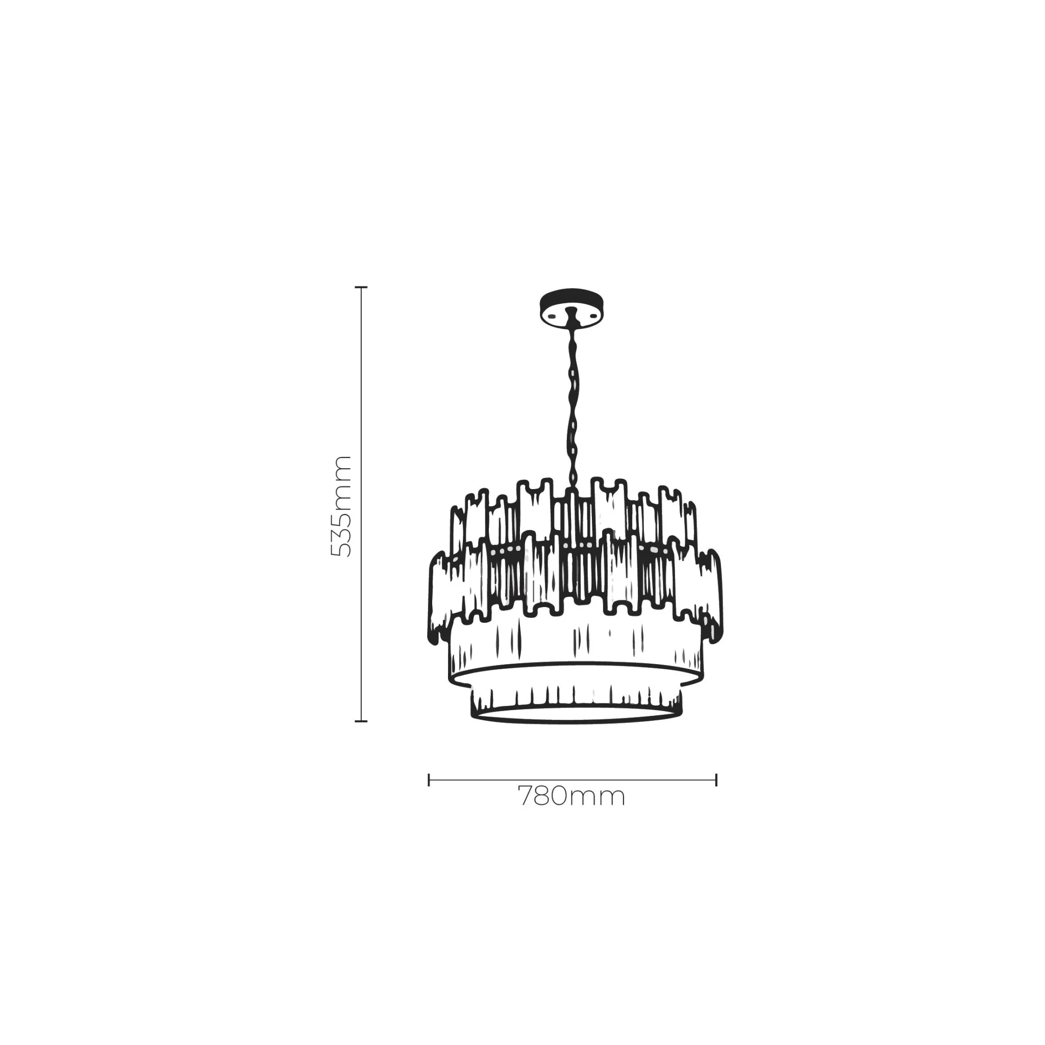 Celestial Crystal Chandeliers | Lighting Creations - Image 3