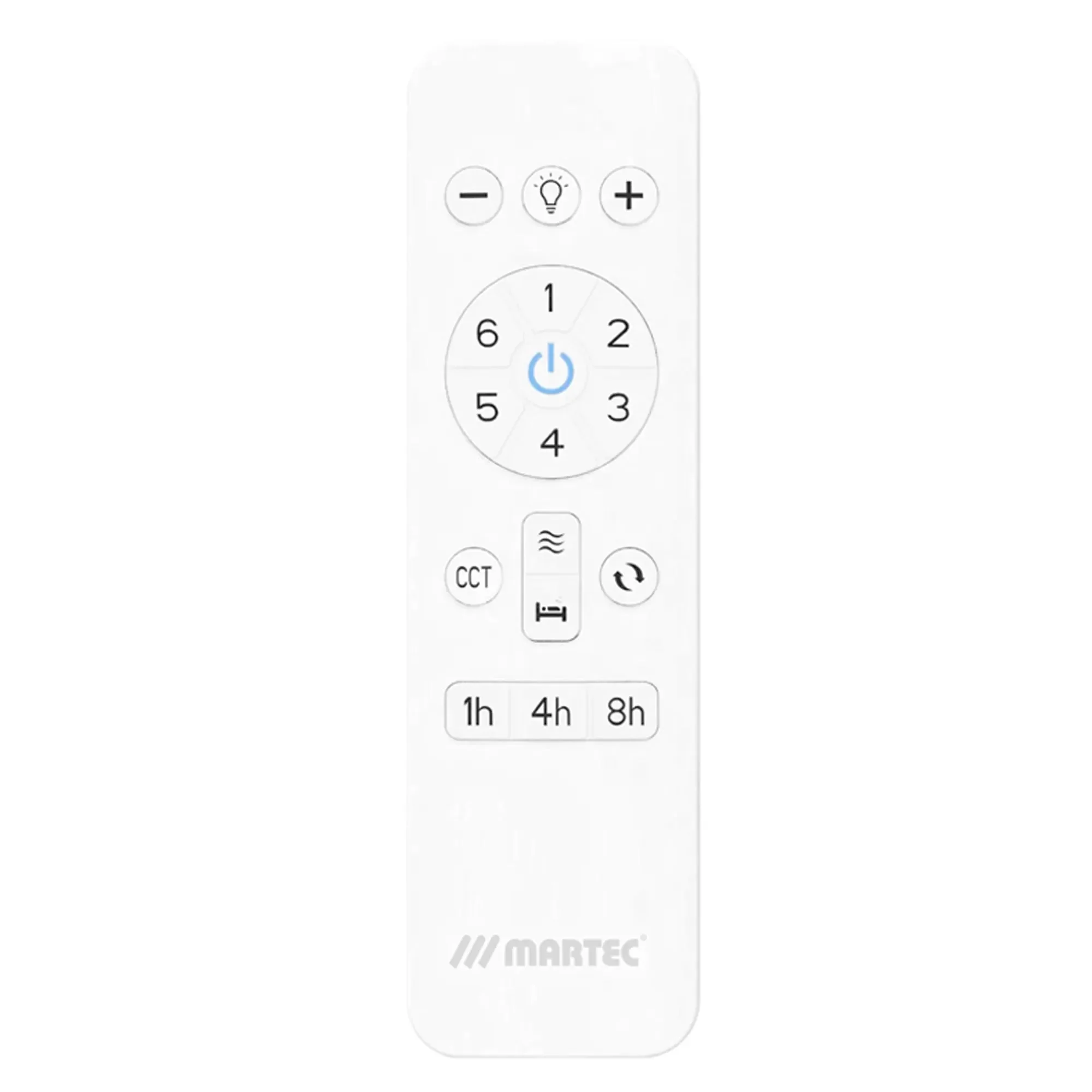 52" Riviera WiFi DC Ceiling Fan Matt White with Light MRDC1333 Martec Lighting - Image 2
