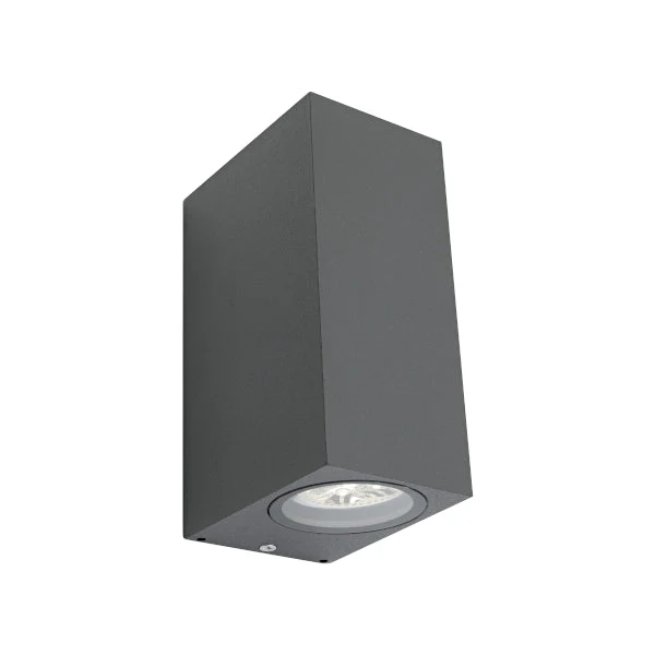 Cougar Brugge 2lt Wall Light Charcoal BRUG2ECHA