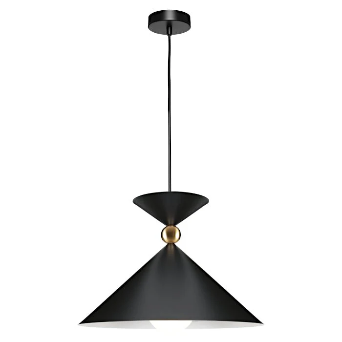 Cougar Krissy Large 1 Light Pendant Black - KRISS1PLBLK