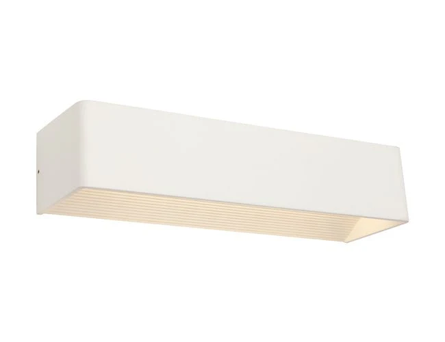 Cougar Pentax 12 Watt Dimmable LED Wall Light Matt White / Warm White - PENT12WLED