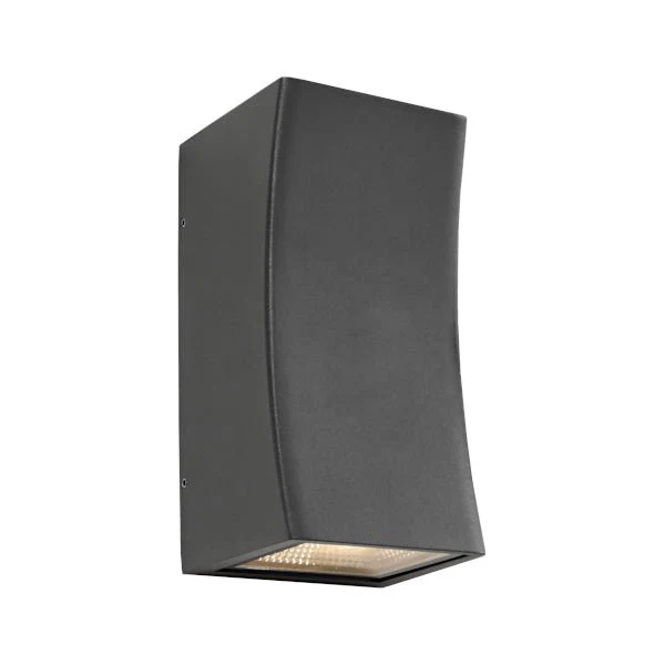 Cougar Ramada 10 Watt Up & Down LED Wall Light Charcoal / Warm White - RAMA2ECHA