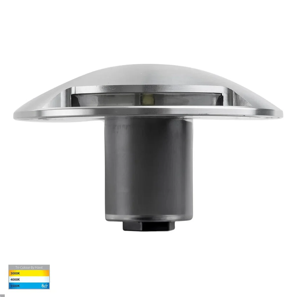 Dome Two Way LED Deck Light CCT 6w Aluminium Black, Silver Havit Lighting - HV2872T-12V - Image 6