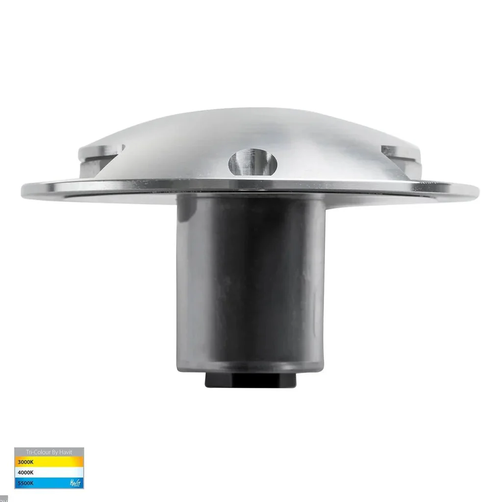 Dome Two Way LED Deck Light CCT 6w Aluminium Black, Silver Havit Lighting - HV2872T-12V - Image 7