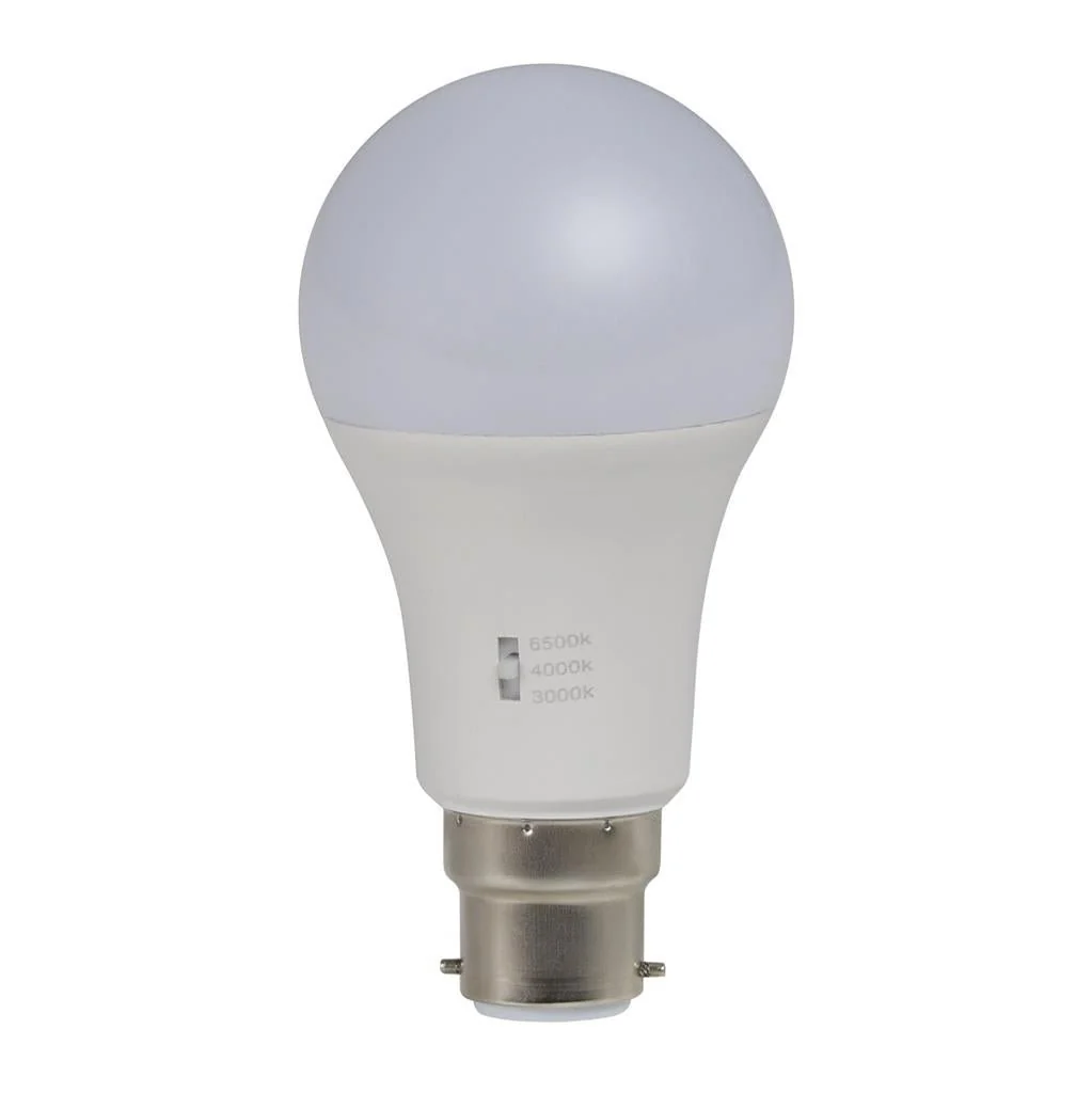 12W Tricolour Dimmable Frosted LED lamp 240V E27/B22 - Image 3