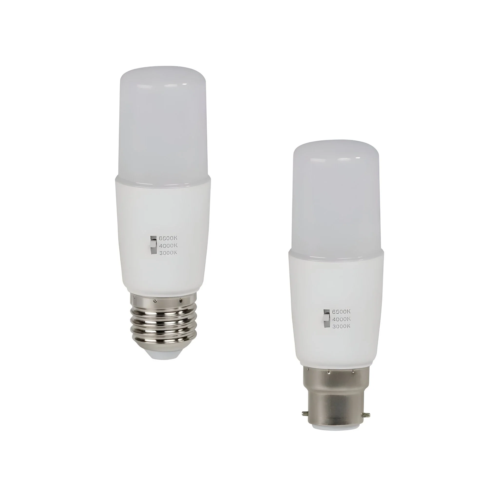 Domus T40 8W LED Tricolour dimmable lamp 240V Frosted Globe - B22/E27