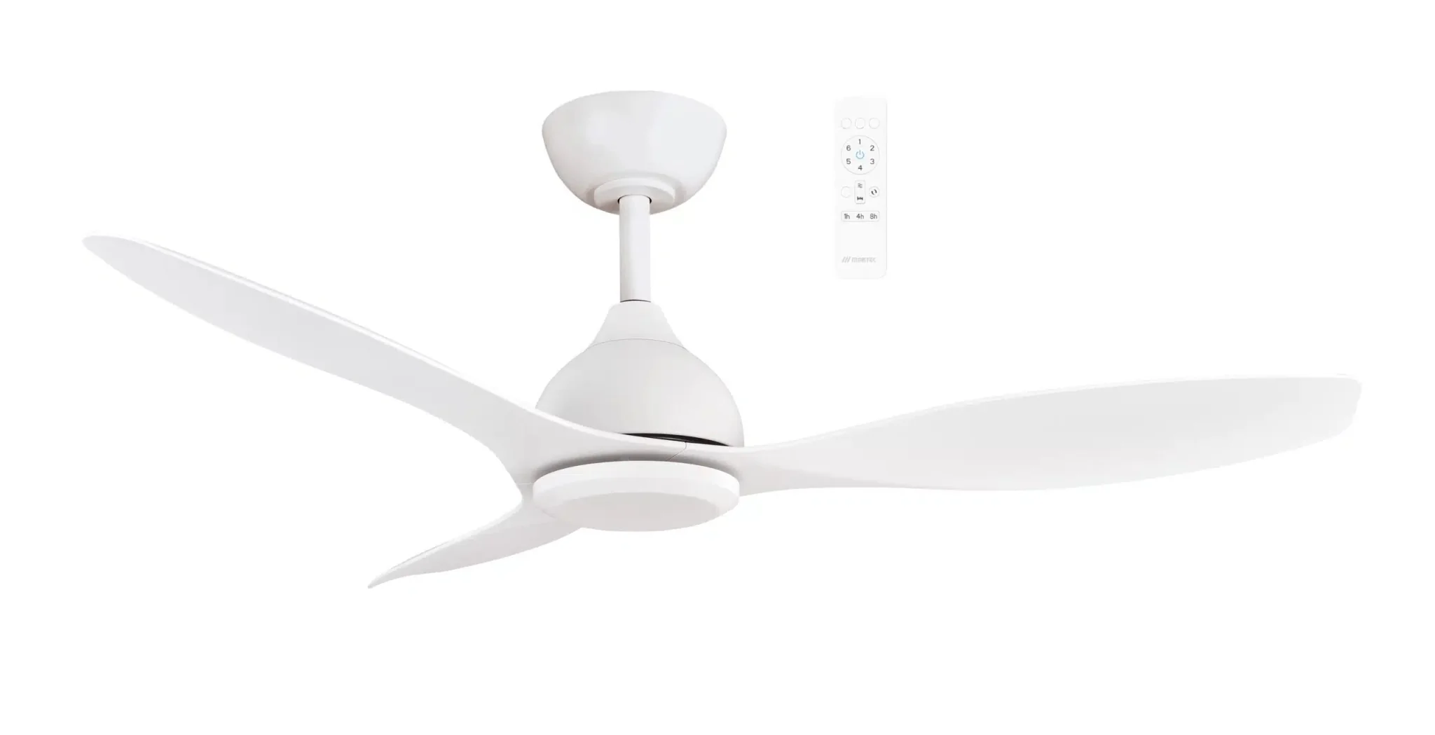 Elite DC 48″ & 52″ Smart Ceiling Fan With WIFI Remote Control - White, Black or Walnut | Without Light - Image 3