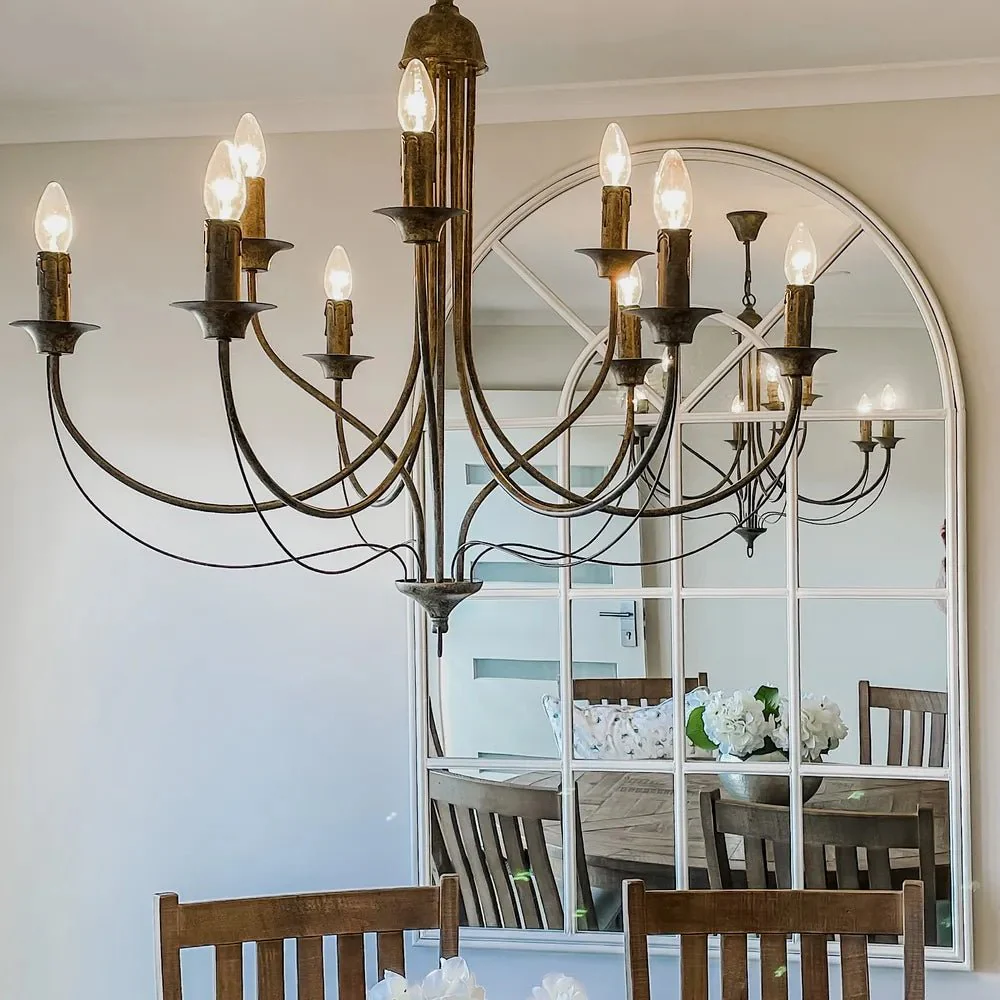Emac Lawton 9 ARM TAUPE CHANDELIER - Image 2