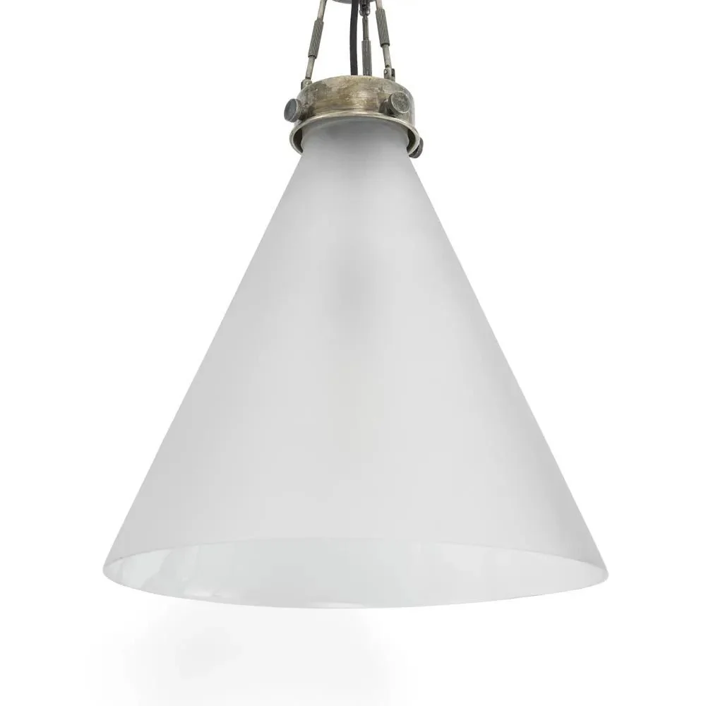 Emac Lawton GADSDEN CEILING PENDANT LARGE SILVER - Image 2