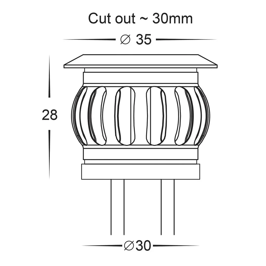 Flame LED Deck Light RGBCW 316 Stainless Steel Havit Lighting HV2826RGBCW, HV28261RGBCW - Image 3