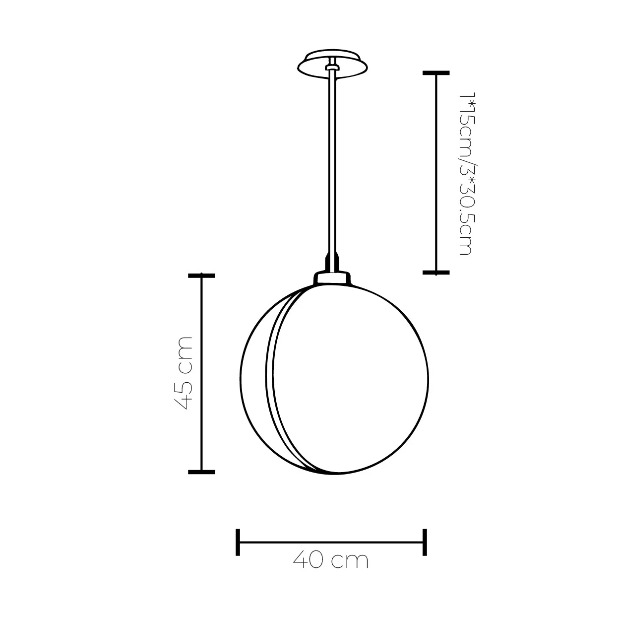 Glow Marble Pendant | Lighting Creations - Image 2