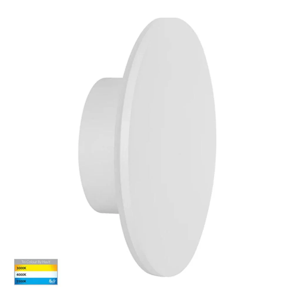 Halo LED Wall Light CCT 12w in Black or White Havit Lighting - HV3592T - Image 9