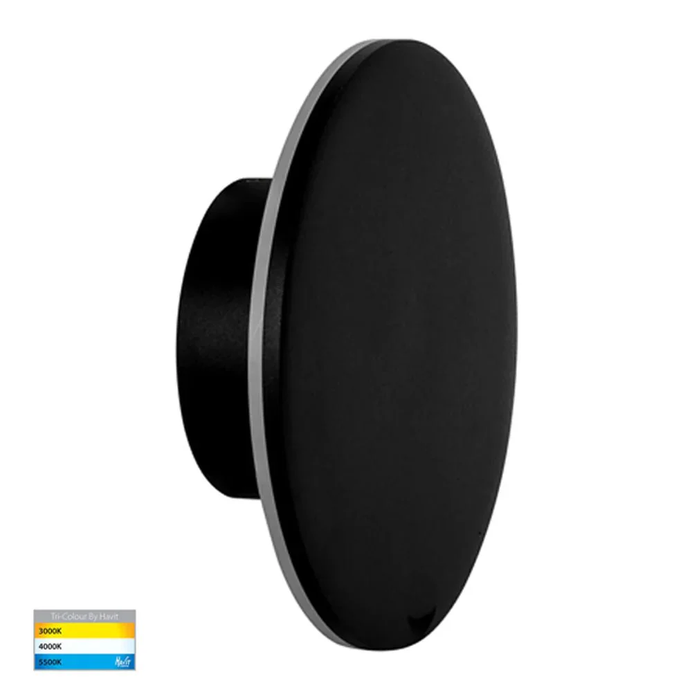 Halo LED Wall Light CCT 18w in Black or White Havit Lighting - HV3593T - Image 5