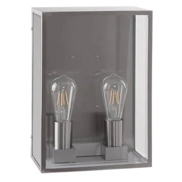 Havit Bayside 2 Light 316 Stainless Steel External Wall Light HV36592W-SS316