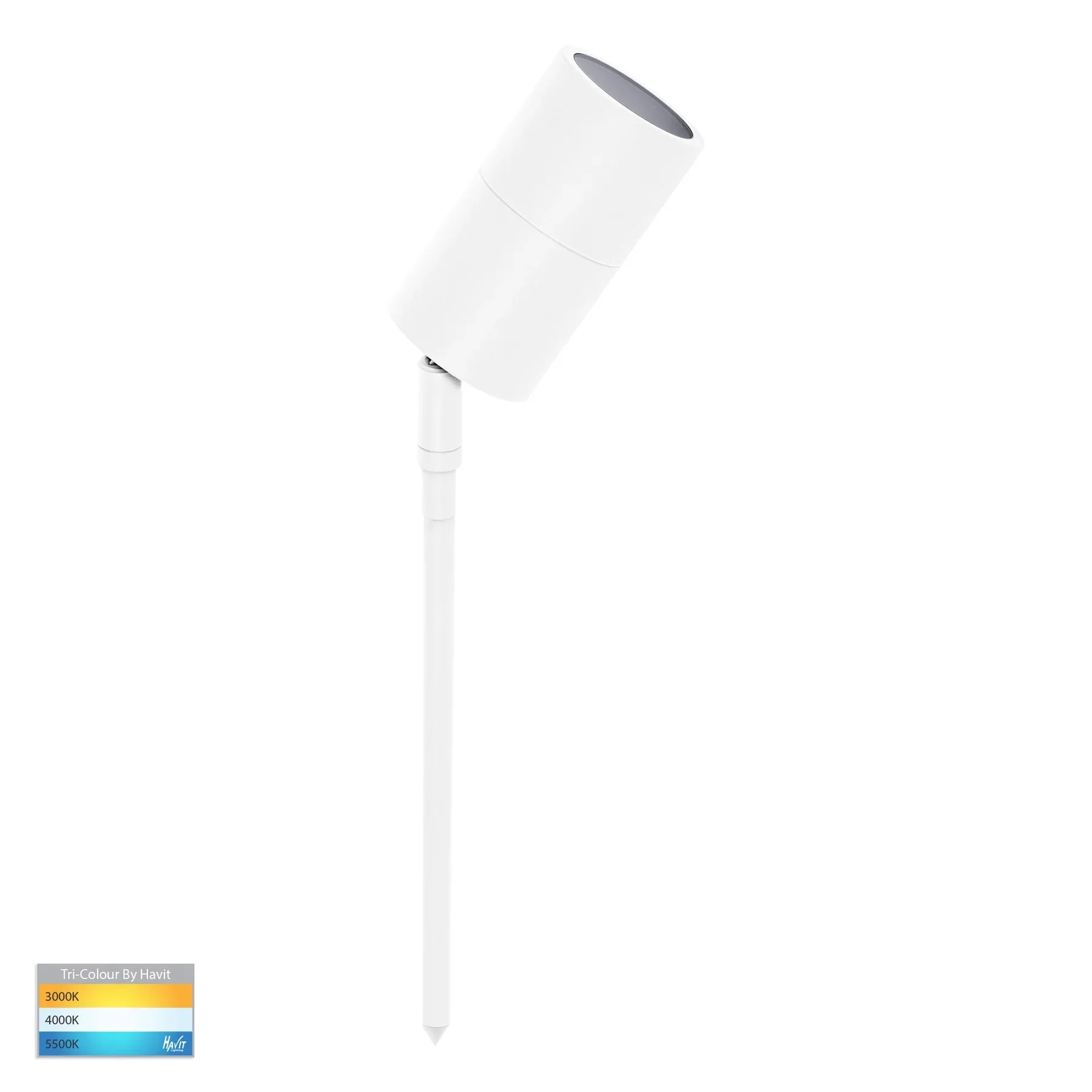 Havit Tivah Black/White TRI Colour LED Garden Spike Light HV1427T - Image 3