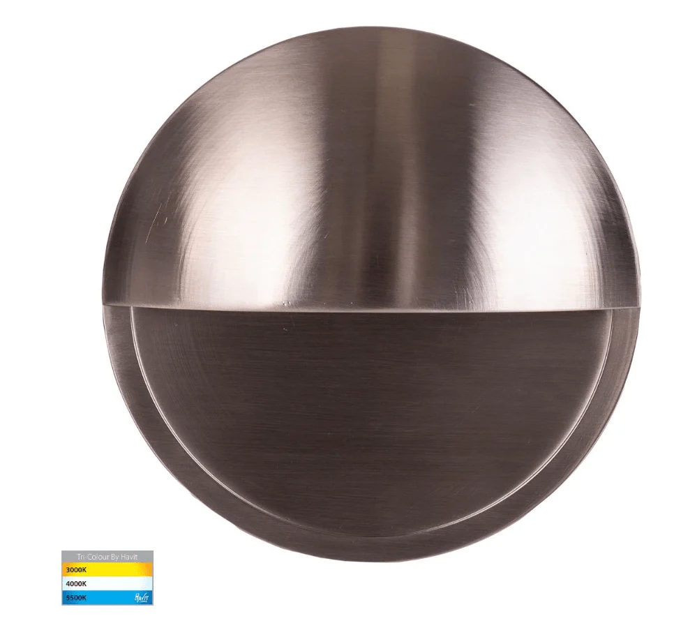 Havit Veko 10W 316 Stainless Steel Step Lights with Eyelid - HV2929T-SS316-240V