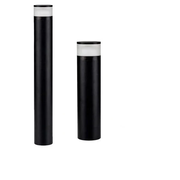 Highlite LED Bollard Light CCT Black Round in Small/Large Havit Lighting - HV1625T, HV1626T