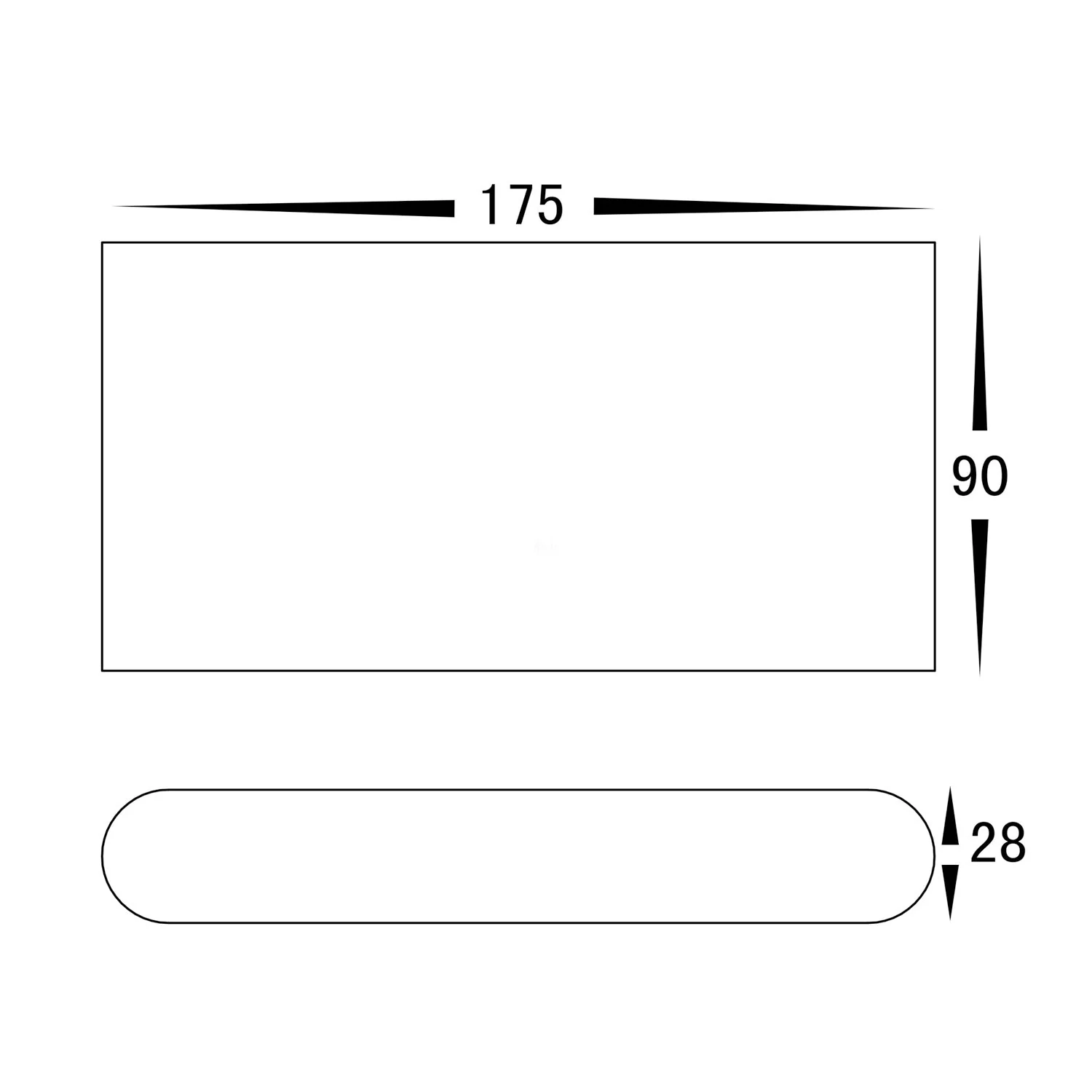 Lisse Up/Down LED Wall Light 240v 2x5w Outdoor Havit Lighting - HV3644T - Image 11