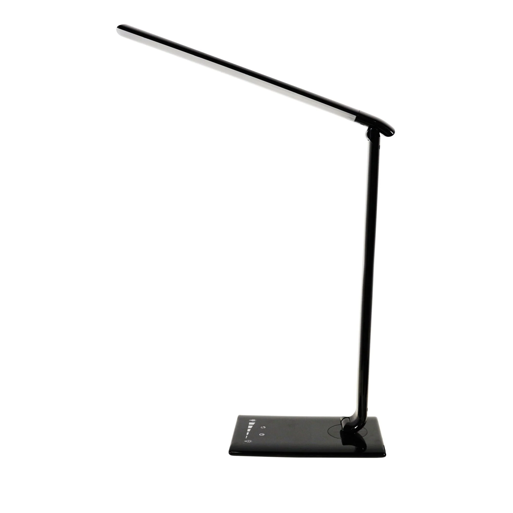 Luke LED Black Desk Lamp Touch Dim USB Port - Image 7