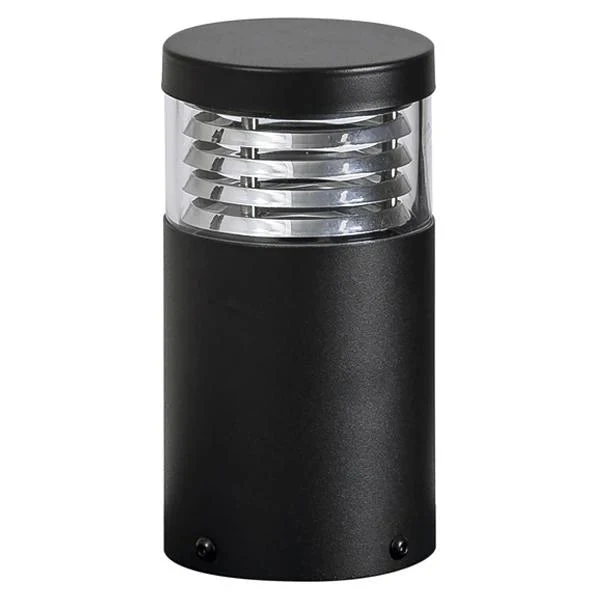 Mini Louvred LED Bollard Light TRI Colour in Black or 316 Stainless Steel Havit Lighting - HV1615T - Image 2