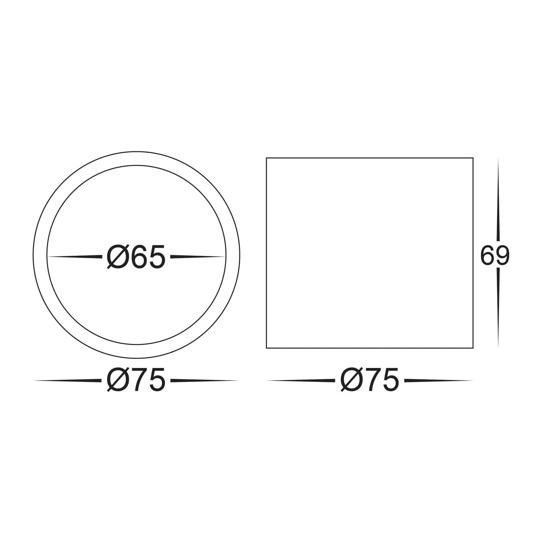 Nella LED Downlight 7w Black, White CCT HV5802T-BLK, HV5802T-WHT Havit Lighting - Image 3