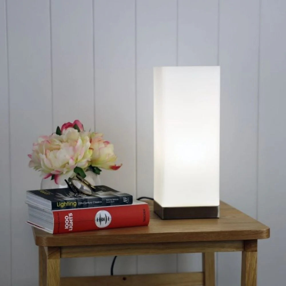 Oriel PARO - Square Touch Table Lamp - Image 3