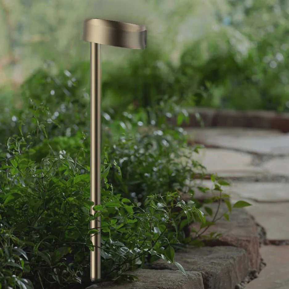 PATHFINDER Bronzed Brass 24V 5W 3000K LED Garden Path Spike - Image 3
