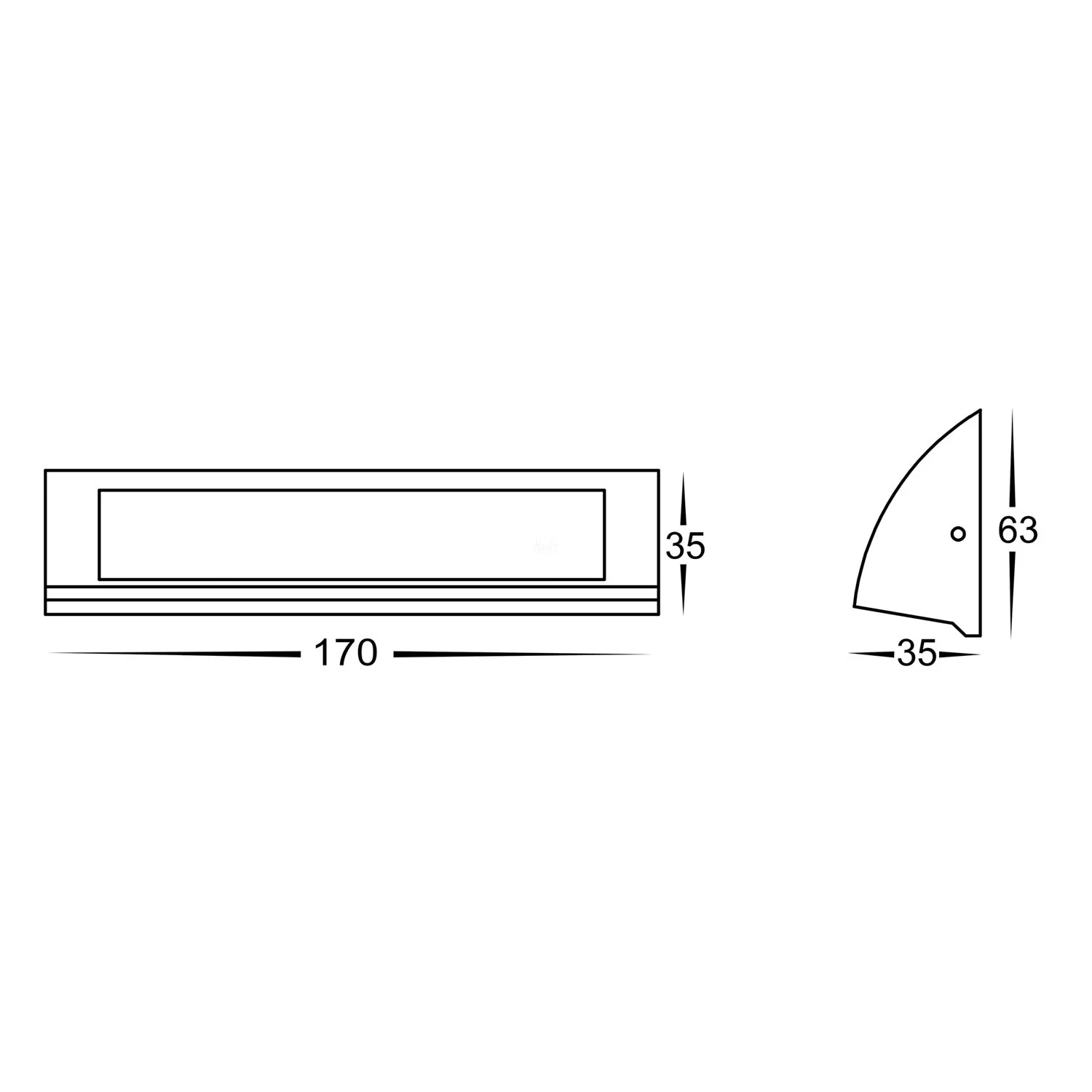 Taso LED Step Light TRI Colour in Black/White/Silver Havit Lighting - HV3271T - Image 9