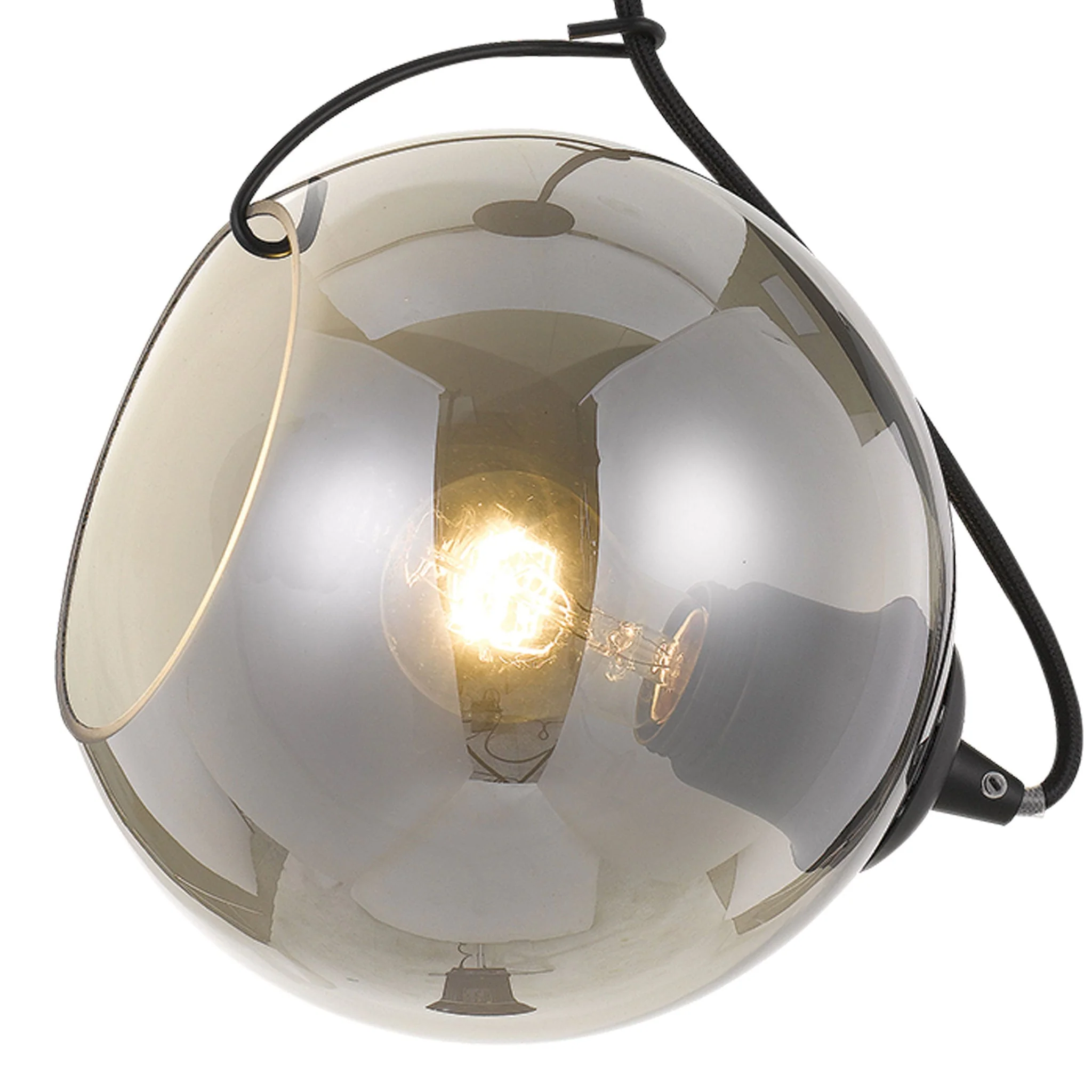 Telbix Bondi 40, 30, 20cm Lights Pendant - Smoke - Image 7