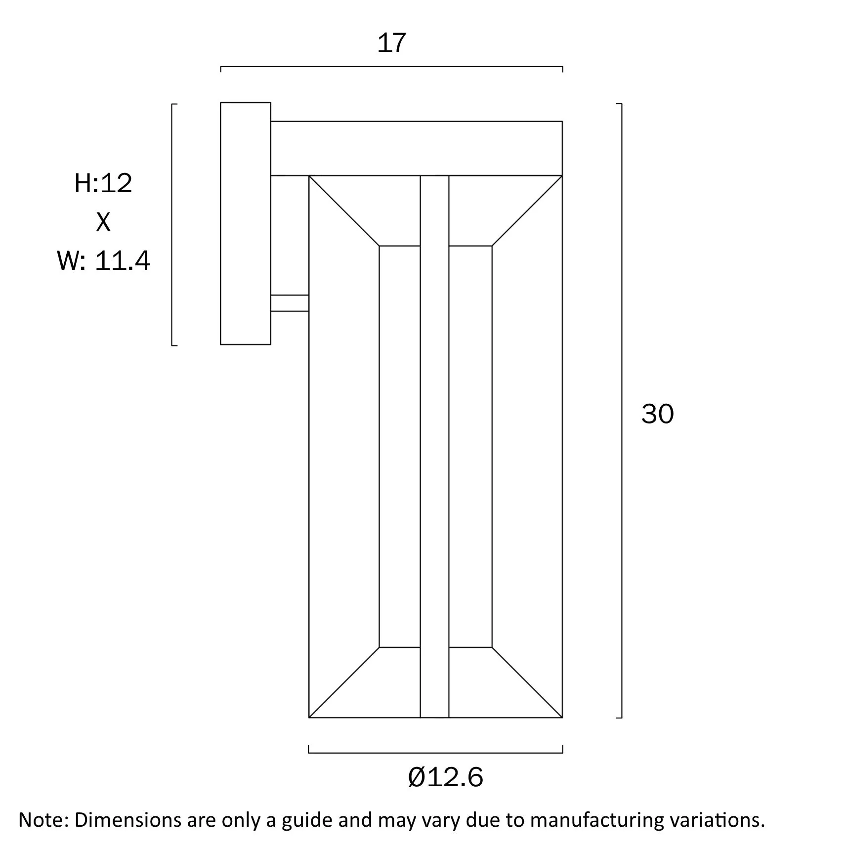 Telbix Brixon 30 Exterior Wall Lamp - Image 5