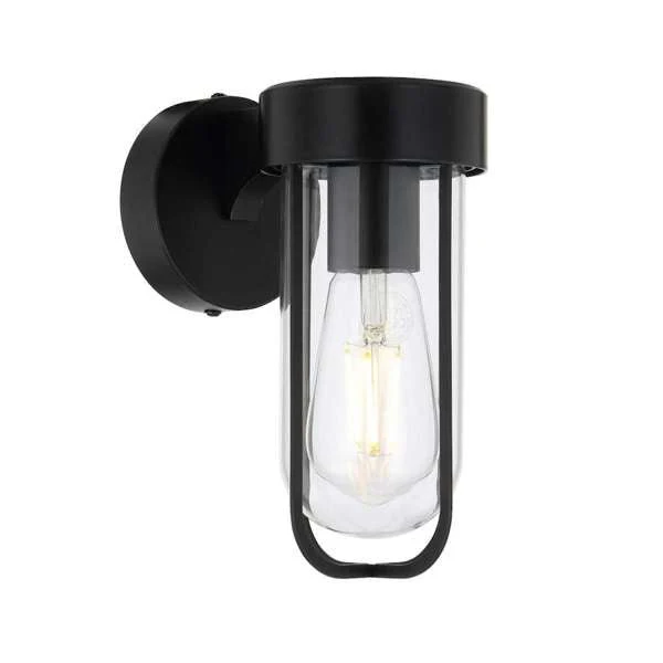 Telbix Fonseca Outdoor Wall Light Black FONSECA WB-BK