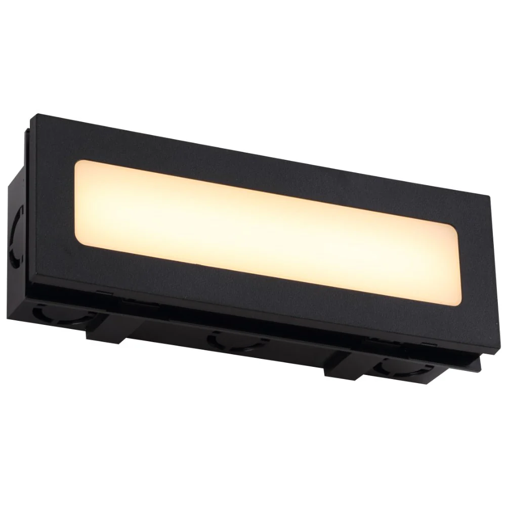 Telbix Ingar 6W LED Opal Brick Light Black / Tri-Colour - Image 4