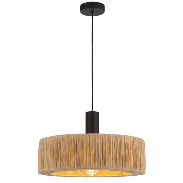 Telbix Katrin 1 Light Pendant KATRIN PE-BKNAT
